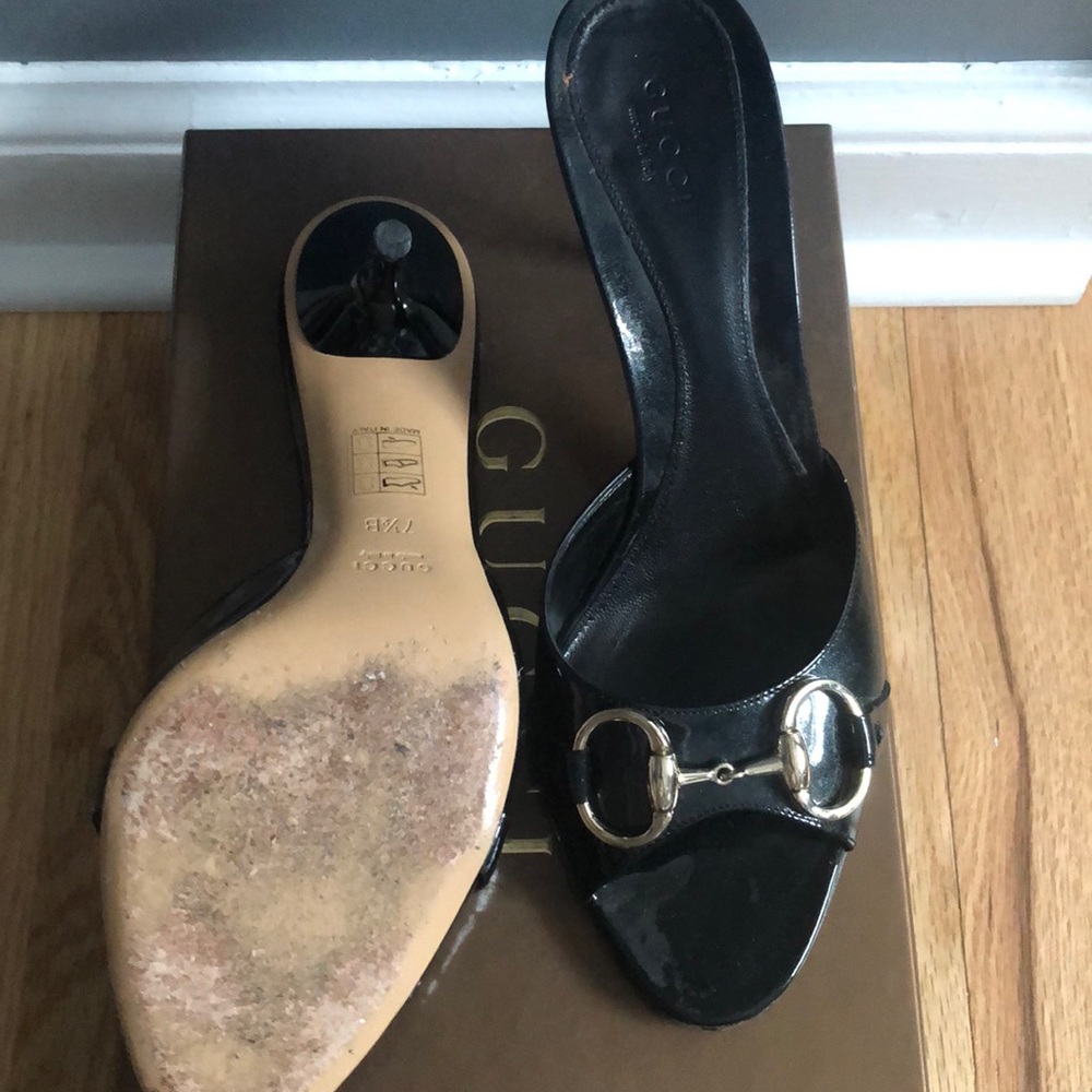 Gucci Open-Toe Heeled Sandals - Picture 4 of 12
